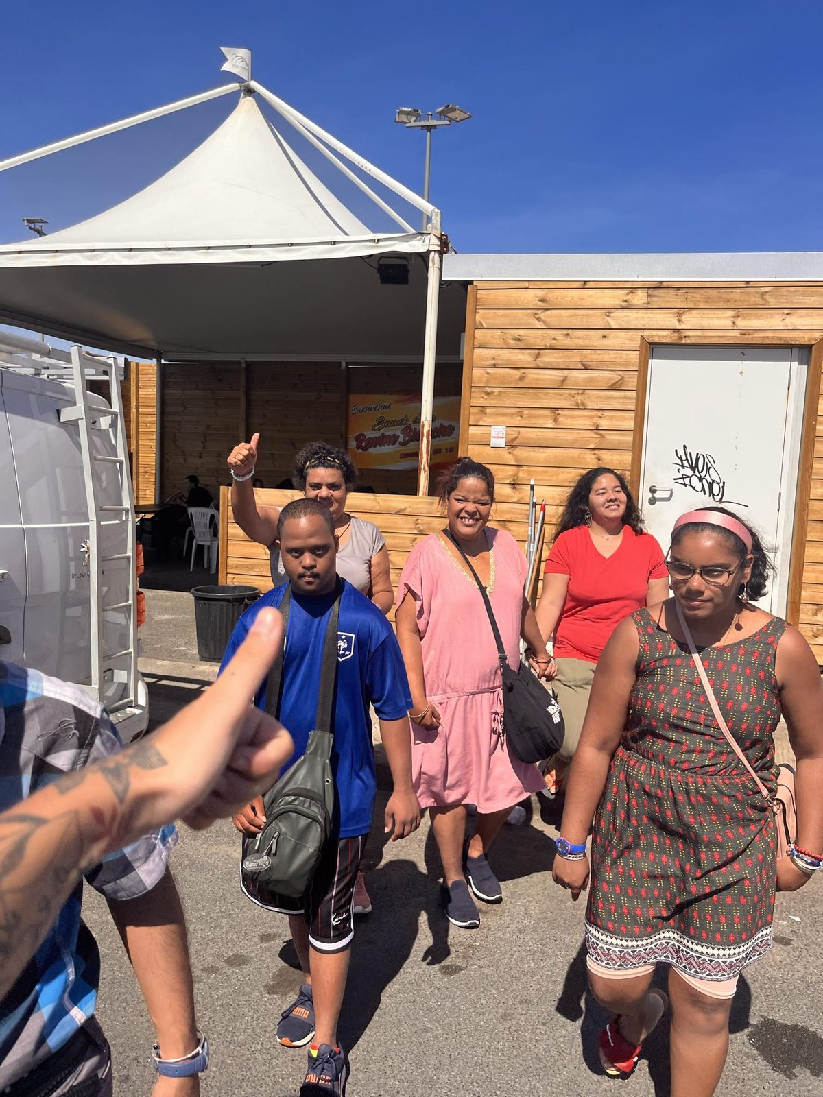 Sortie des résidents à la rencontre des habitants
