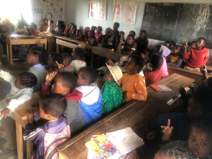 Enfants du village de Bemananasy